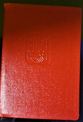 Jäsenkirja Saksa FDGB vuodelta 1951