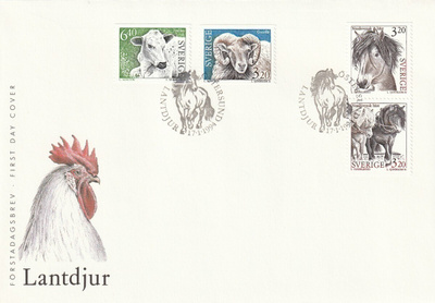 RUOTSI - 1994 Fa 1824/27 FDC KUORI