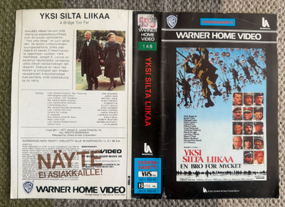 VHS KANSILEHTI : YKSI SILTA LIIKAA / A BRIDGE TOO FAR