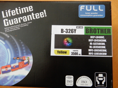 TN-326 VÄRILASERPATRUUNAT 4 KPL BROTHERIIN