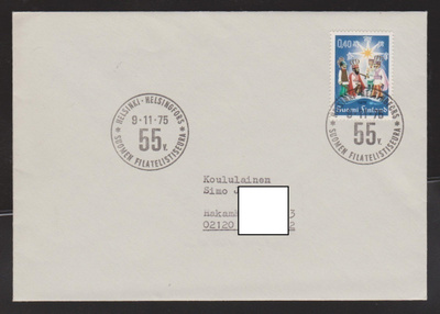 1975 Joulu Lape 775 ( 2. päivän leimaus )