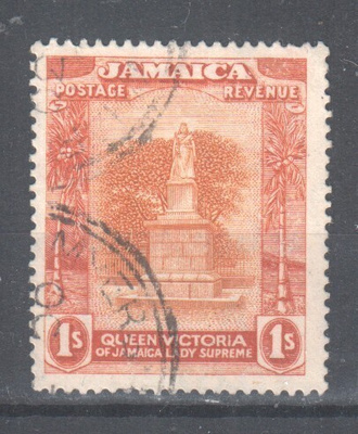Jamaica 1920 1 sh. merkki.