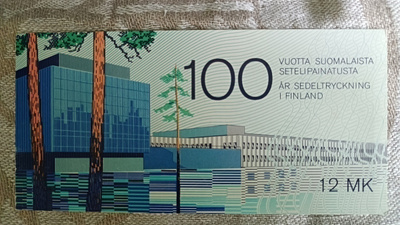 100 vuotta suomalaista setelipainoa postimerkit