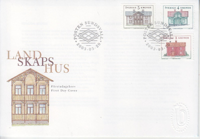 Ruotsi FDC 2003 Taloja