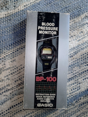 Casio bp-100 verenpainemittarikello, retroa!