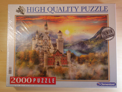 UUSI palapeli 2000 p., Neuschwanstein
