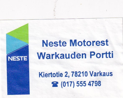 Varkaus,  NESTE Motorest, Warkauden Portti   7/8