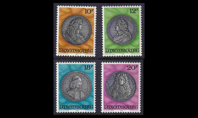 Luxemburg 1143-6 ** Kulttuuri mitaleita (1986)