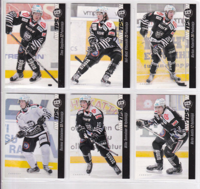Cardset kortteja kausilta 2012 - 2016 0.20 EUR/kpl