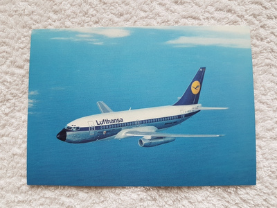 Lufthansa b737 CITY JET postikortti*