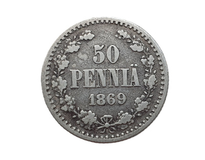 50 penniä 1869