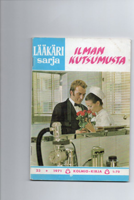 Lääkäri sarja n:o 23 1971 Ilman kutsumusta.