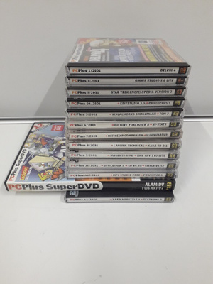 PC Plus 2001 SuperCD,DVD 1,3-12 (23cd,1dvd)