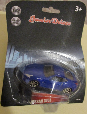 Nissan 370Z Coupe 3 door Blue 2013 Junior Driver Car 1:64