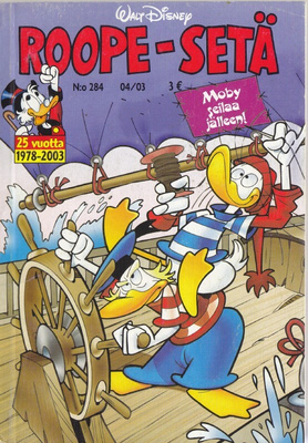 Roope-Setä N:o 284 (4/2003) Moby seilaa jälleen