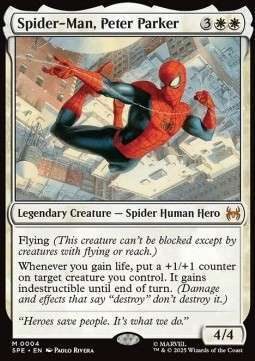 Magic the Gathering Spider-Man, Peter Parker