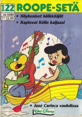 Roope-Setä N:o 122 (10/1989) Kapteeni Kölin kaljaasi