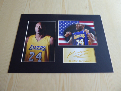 Kobe Bryant NBA Los Angeles Lakers valokuvat paspis A4