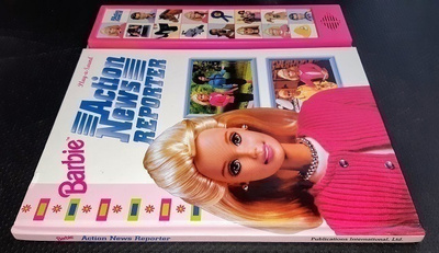 Barbie Book Action News Reporter (Play A Sound 1999 Mattel)
