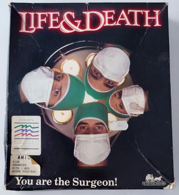 Life & Death Commodore Amiga peli (testattu ja toimii)
