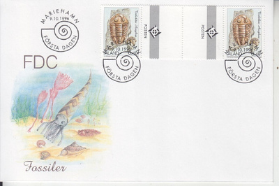 Åland FDC  LaPe 117 välilöparilla