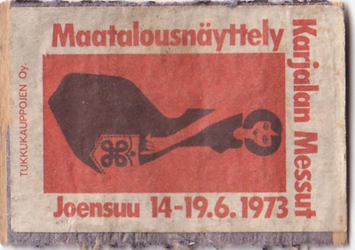 Joensuu, Karjalan Messut  1973 . Maatalousnäyttely  b634