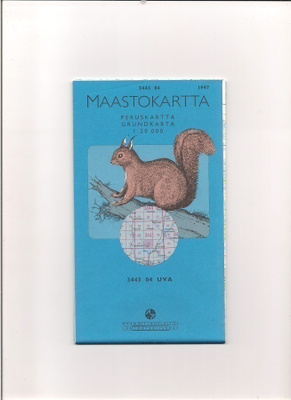 Maastokartta 1:20 000 Uva