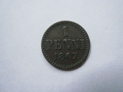 1 penni 1867