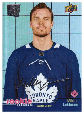 MIKKO LEHTONEN Maple Leaf 20-21 Up.Deck Extended #29 RC Foil