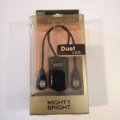 Nuottivalo Mighty Bright Duet 2 x Led, uusi