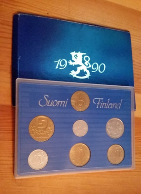 Suomi Finland rahapajan rahasarja 1990