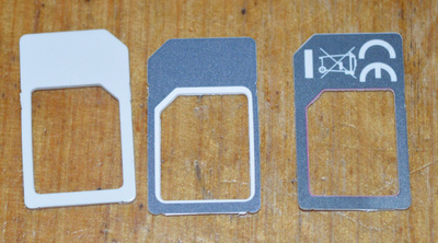 Micro – mini sim adaptereita