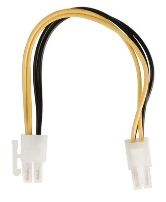 Valueline Virtakaapeli P4 uros - P4 uros, 15cm *UUSI*