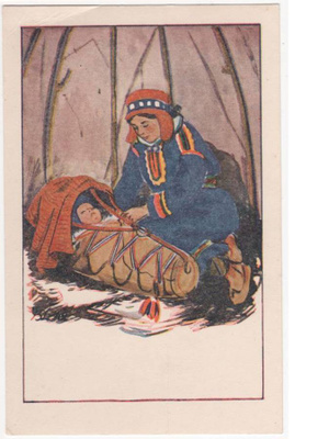kortti ** Lappi taidekortti - erilaisia