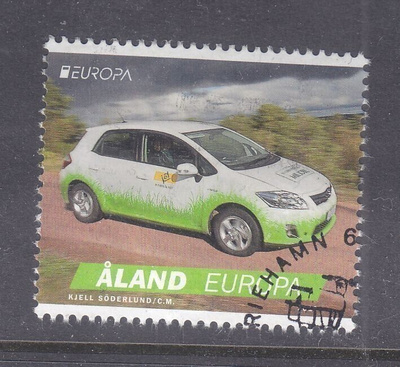 åland 2013 postiauto ep. leimalla