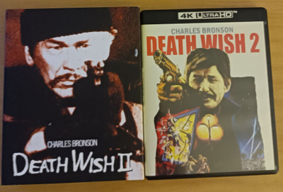 Charles Bronson Death Wish 2 4K+Bluray import