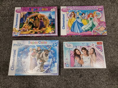 Disney palapelit 4 kpl (104 - 250 palaa)