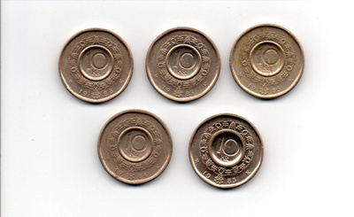 Norja 10 kruunua 5 kpl