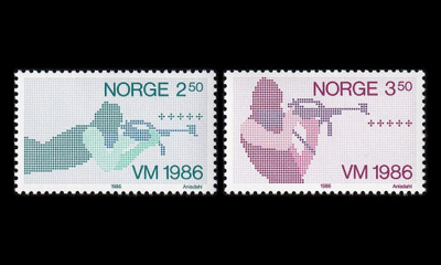 Norja 940-1 ** Ampumahiihdon MM-kisat (1986)