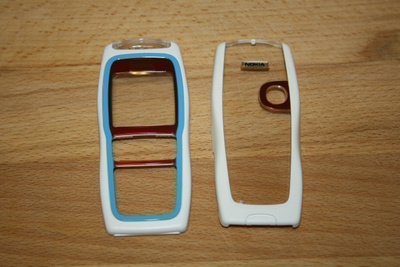 Nokia 3220 kuoret  puna/valko