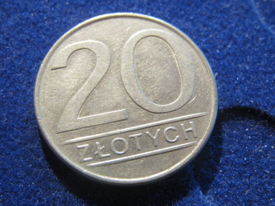 20 zlotych 1986. Puola-Poland