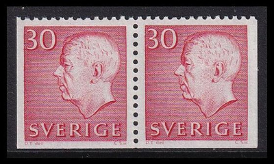 Ruotsi 551EEu ** Gustaf VI 30 öre (1966)