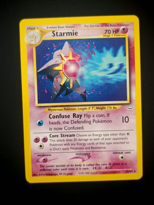 Pokemon kortti Starmie Neo revelation rare