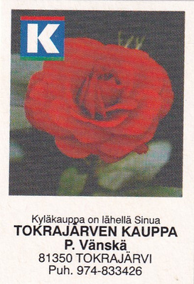 Tokrajärvi, Tokrajärven  Kauppa, P. Vänskä   2/14