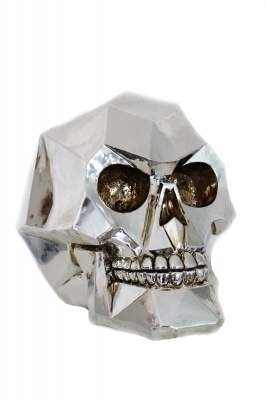 SILVER SKULL EDGE	(47 900)	(dod-045) 16x13cm, polystone