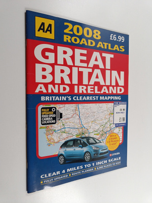 AA Publishing Staff : AA 2008 Road Atlas Great Britain an...