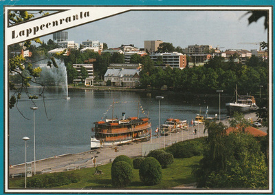 LAIVAKORTTI - LAIVOJA LAPPEENRANNAN  SATAMASSA - 1
