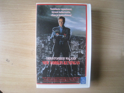 NEW YORKIN KUNINGAS (christopher walken) VHS /FIX