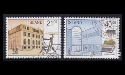 Islanti 726-7 o Europa postirakennuksia (1990)