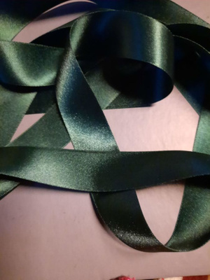 Joulunvihreää satiininauha 500cm